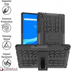 Smūgiams atsparus dėklas planšetei - su kojele (Lenovo tab m10 plus 10.6 (3rd gen) (TB128XU-ZAAJ0145PL-ZAAN0113SE)